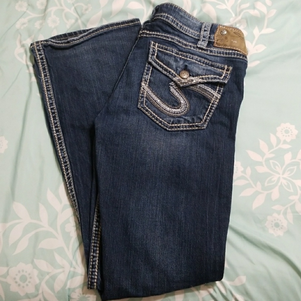 **Silver Jeans** DARK WASH size 30
